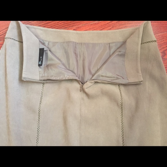 BHS Faux Suede Midi Skirt - Picture 3 of 8